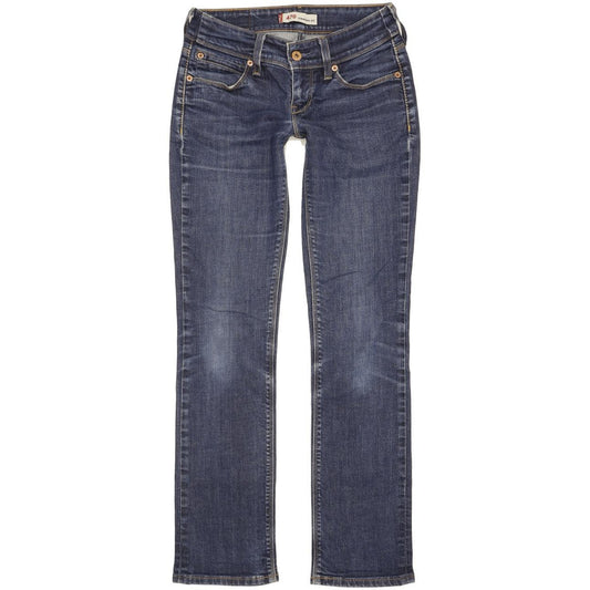 Levi's 470 Women Blue Straight Slim Stretch Jeans W28 L31