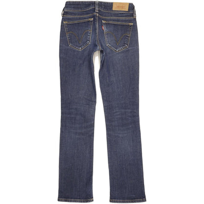 Levi's 470 Women Blue Straight Slim Stretch Jeans W28 L31