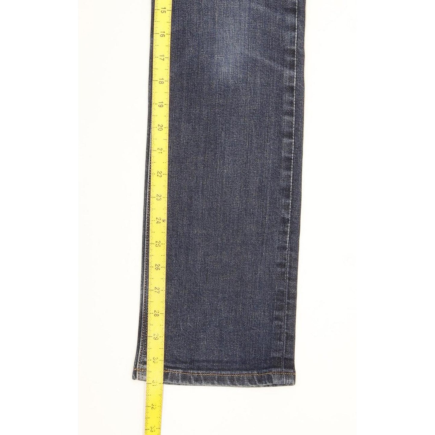 Levi's 470 Women Blue Straight Slim Stretch Jeans W28 L31