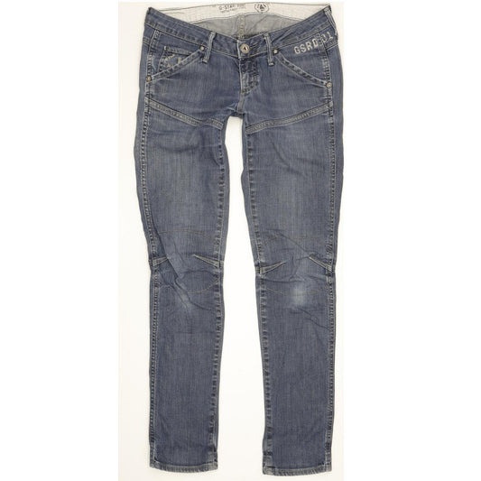 G-Star Elwood Narrow Women Blue Skinny Slim Stretch Jeans W27 L31
