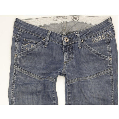 G-Star Elwood Narrow Women Blue Skinny Slim Stretch Jeans W27 L31