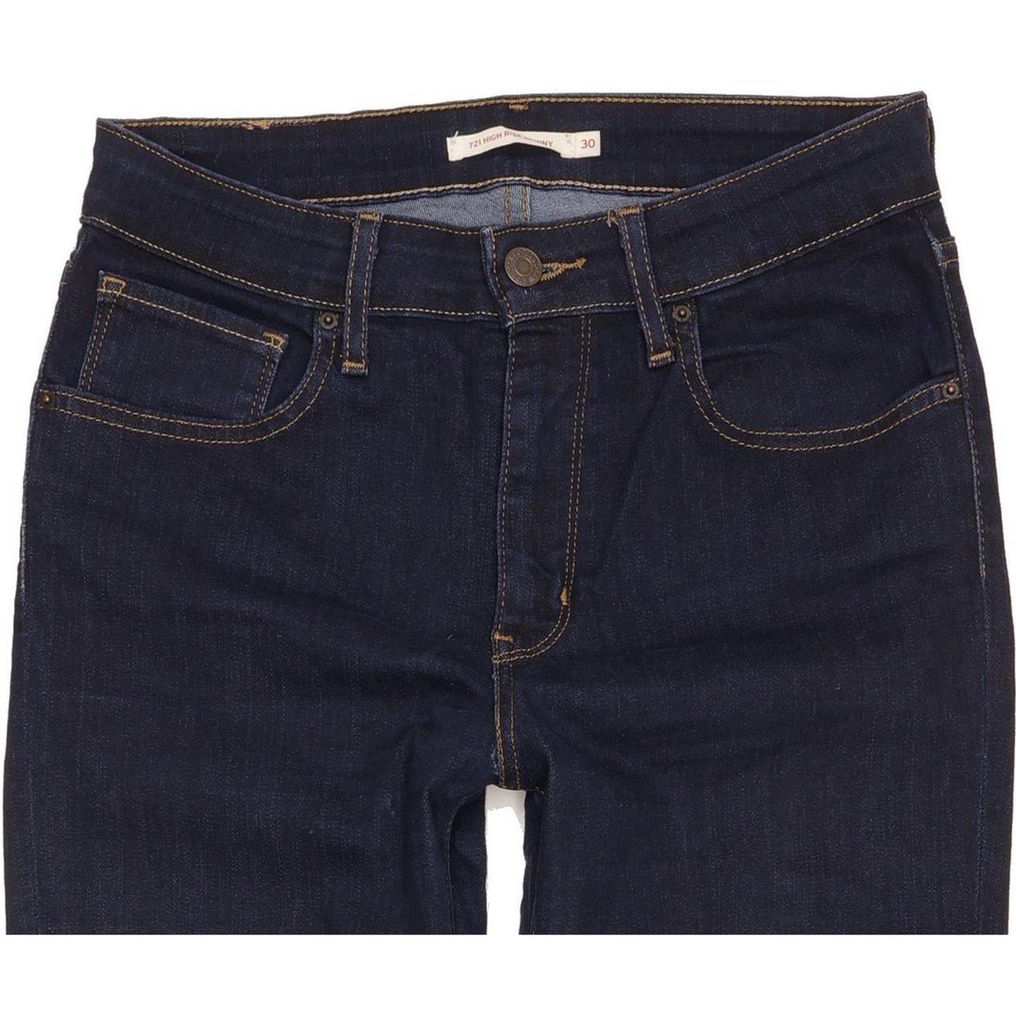 Levi's 721 Women Navy Skinny Slim Stretch Jeans W30 L32