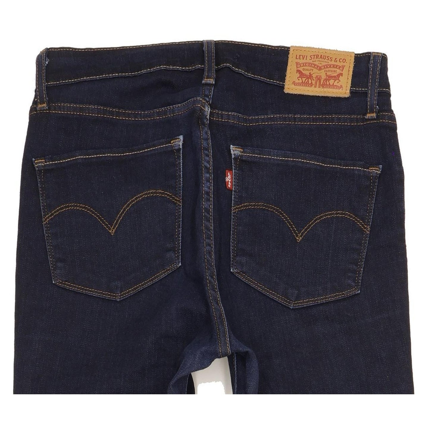 Levi's 721 Women Navy Skinny Slim Stretch Jeans W30 L32