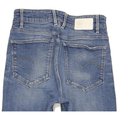 G-Star Janeh Ultra Blue Skinny Slim Mom Stretch Jeans High Waisted W26 L30