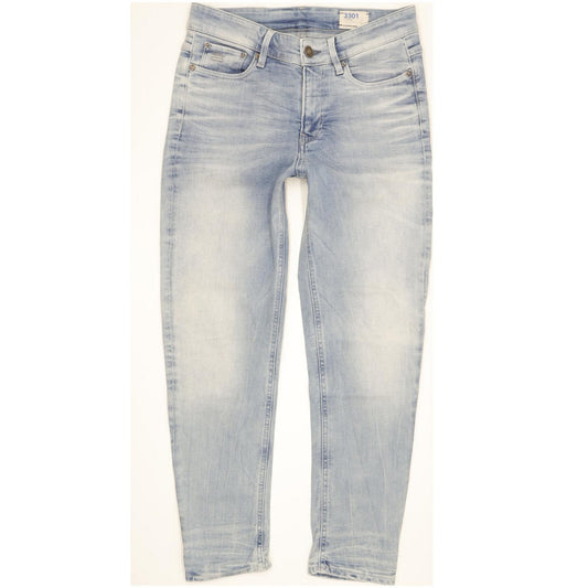 G-Star 3301 Women Blue Tapered Slim Stretch Jeans W26 L27