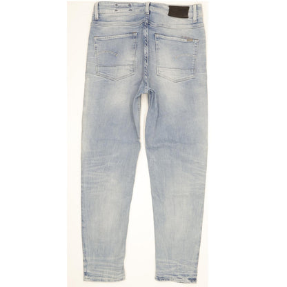 G-Star 3301 Women Blue Tapered Slim Stretch Jeans W26 L27