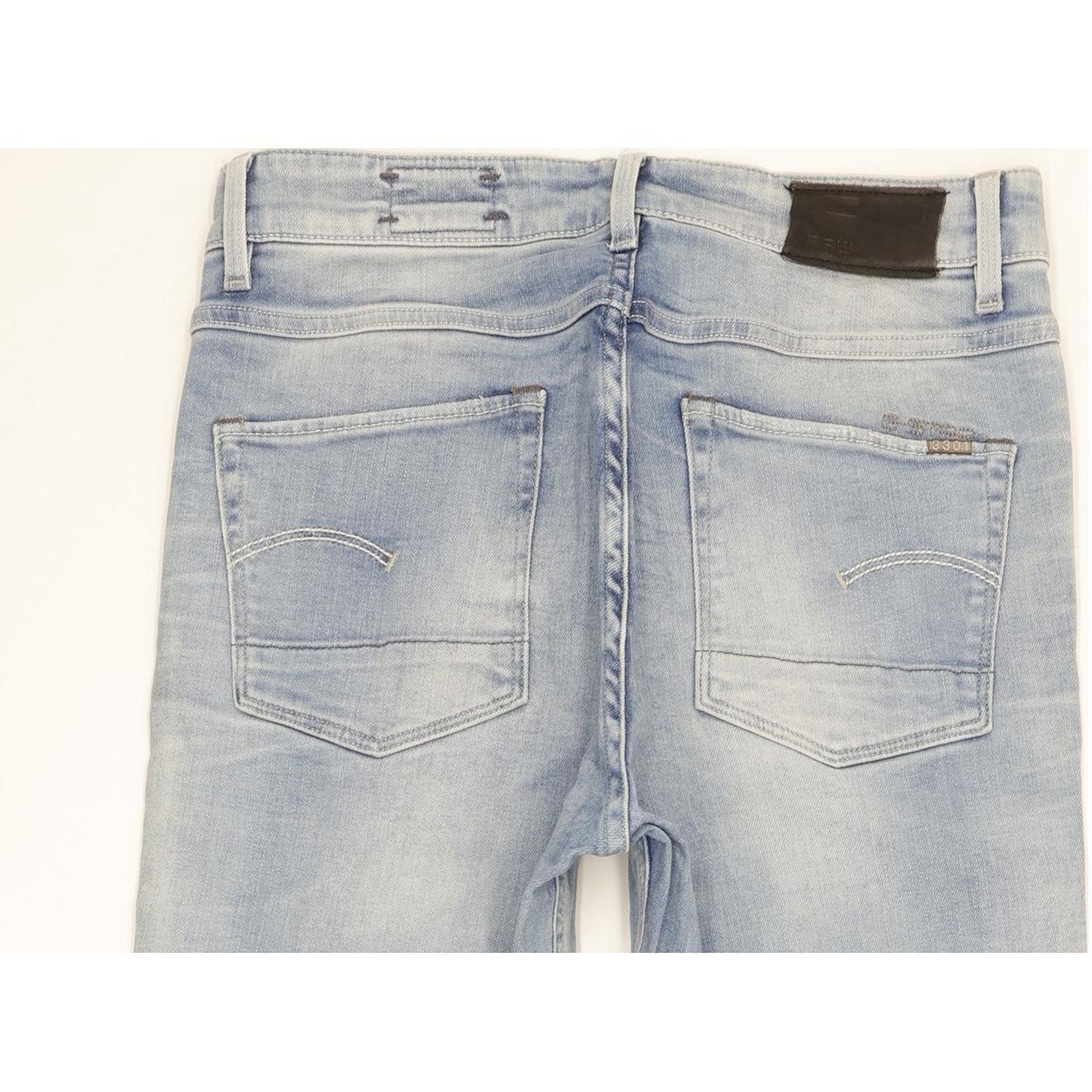 G-Star 3301 Women Blue Tapered Slim Stretch Jeans W26 L27
