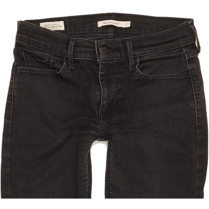 G-Star 710 Super Women Black Skinny Slim Stretch Jeans W27 L27