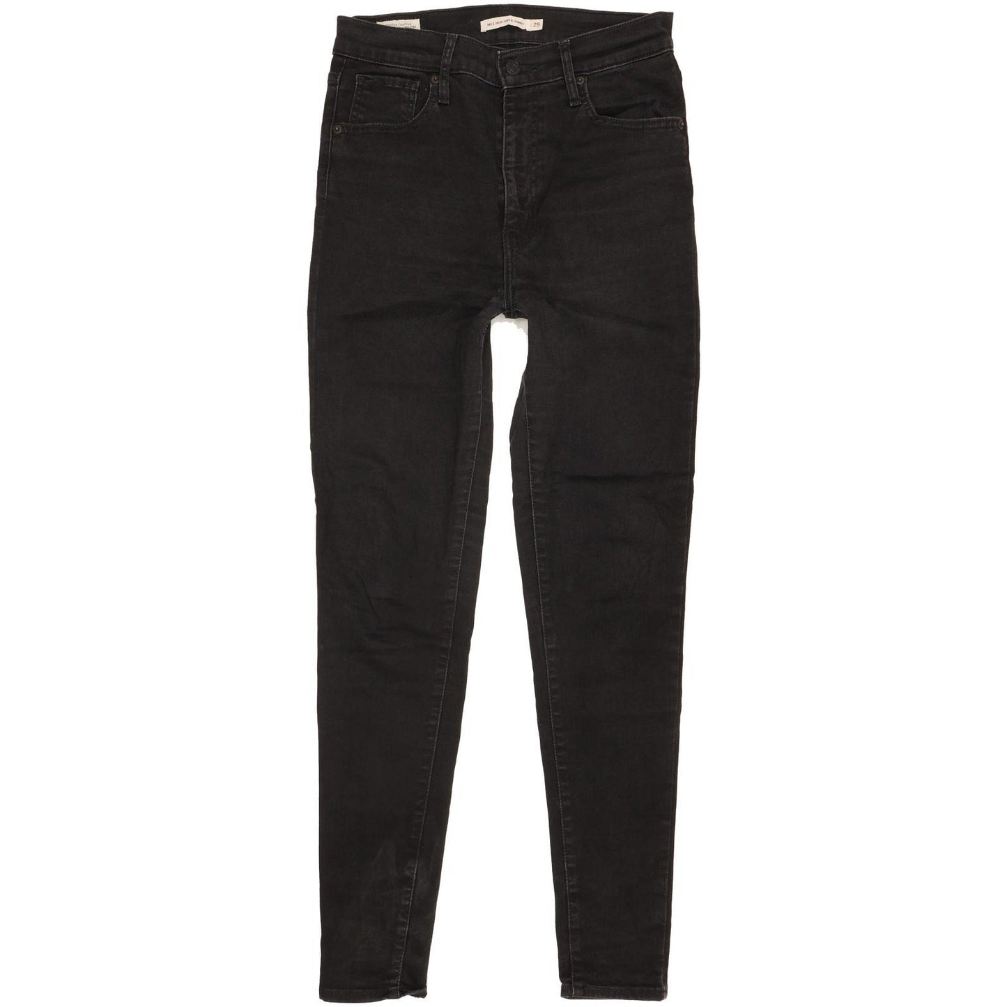 Levi's Mile Black Skinny Slim Stretch Jeans High Waisted W29 L30