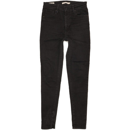 Levi's Mile Black Skinny Slim Stretch Jeans High Waisted W29 L30