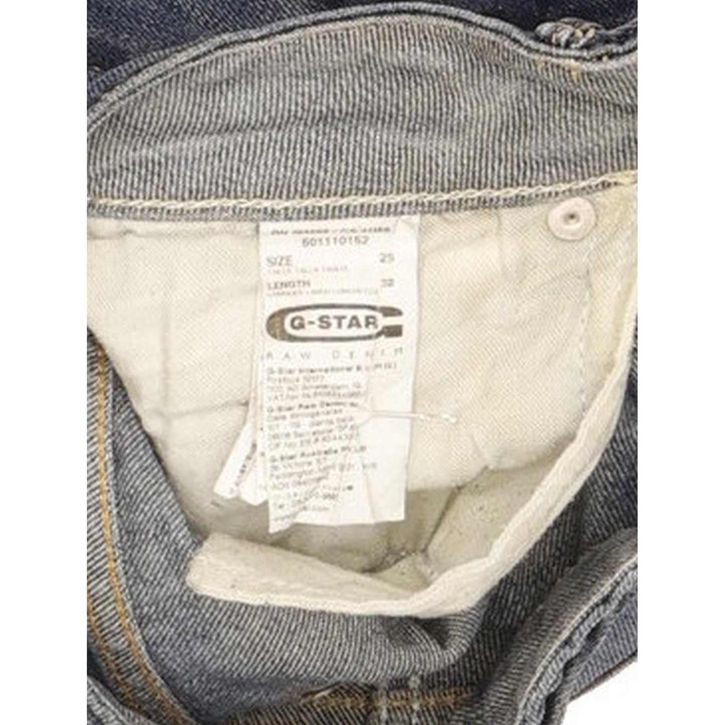 G-Star Midge Women Blue Straight Slim Stretch Jeans W25 L31