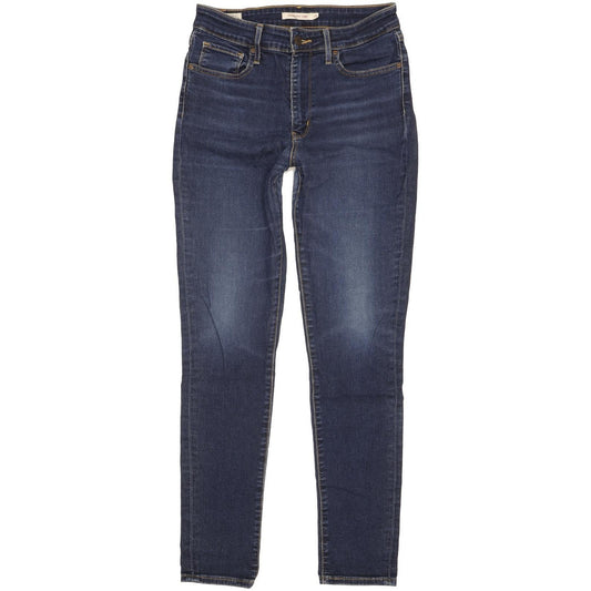 Levi's 721 Blue Skinny Slim Stretch Jeans High Waisted W29 L30