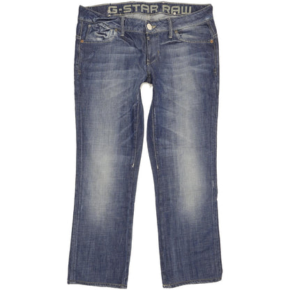 G-Star Corvet Women Blue Straight Slim Jeans W32 L28