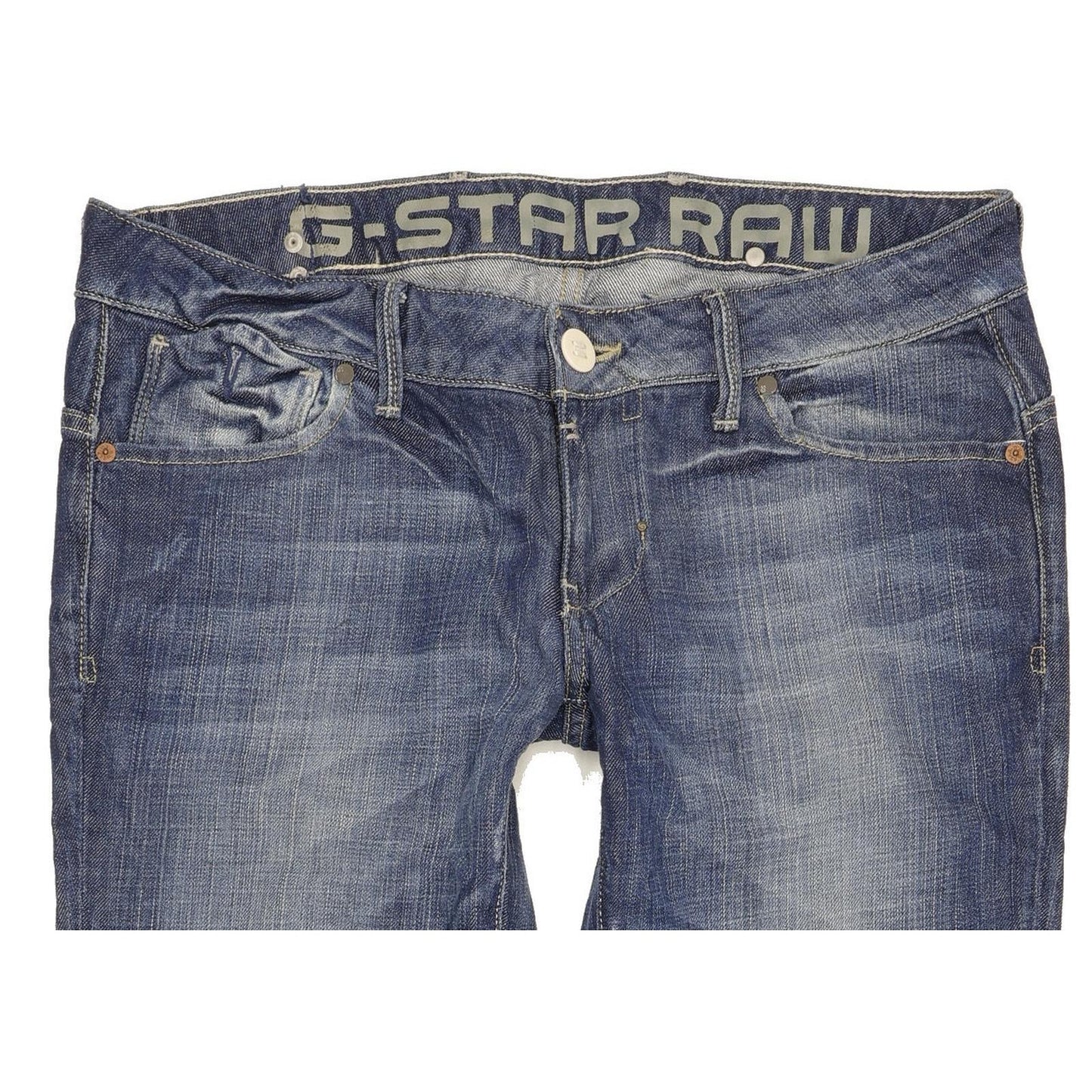 G-Star Corvet Women Blue Straight Slim Jeans W32 L28