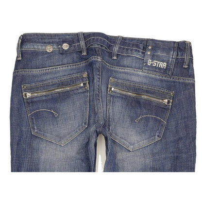 G-Star Corvet Women Blue Straight Slim Jeans W32 L28