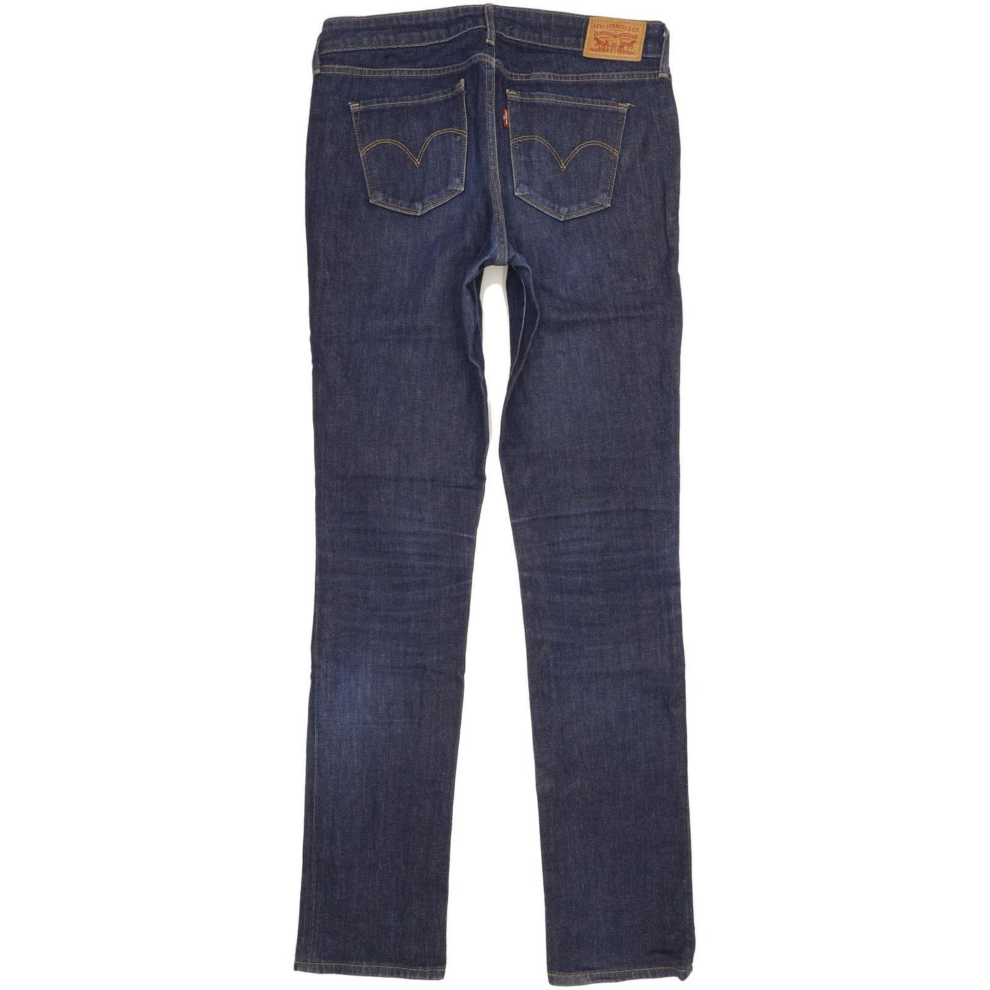 Levi's 714 Women Blue Straight Slim Stretch Jeans W28 L33