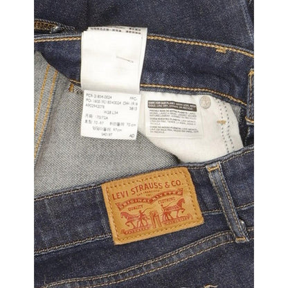 Levi's 714 Women Blue Straight Slim Stretch Jeans W28 L33