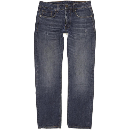 G-Star 3301-B Men Blue Straight Regular Jeans W30 L30