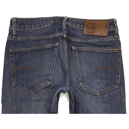 G-Star 3301-B Men Blue Straight Regular Jeans W30 L30