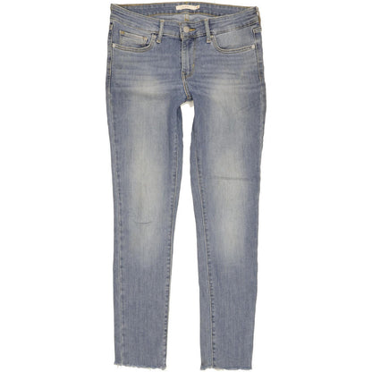 Levi's 711 Women Blue Skinny Slim Stretch Jeans W28 L30