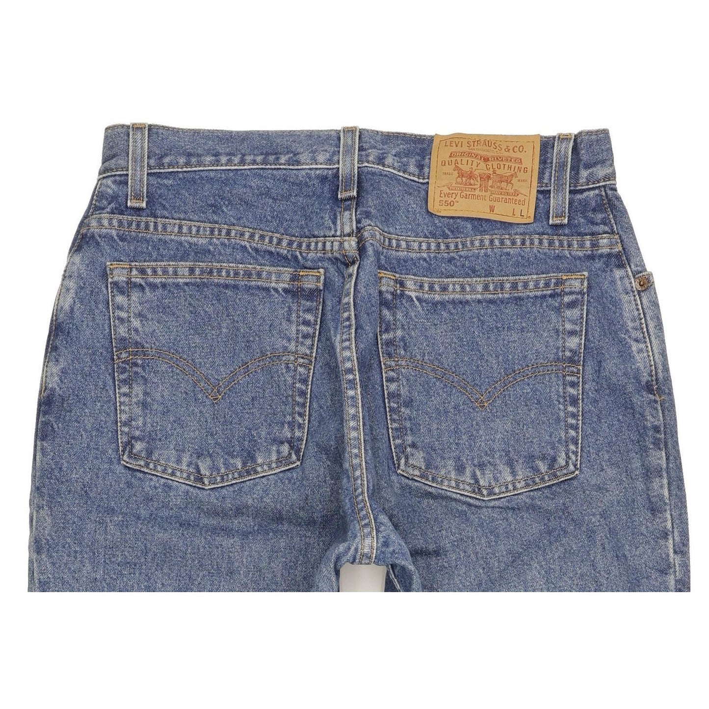 Levi's 550 Vintage Blue Tapered Relaxed Mom Jeans High Waisted W32 L33