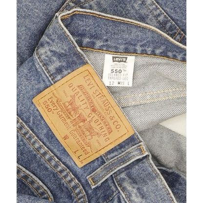 Levi's 550 Vintage Blue Tapered Relaxed Mom Jeans High Waisted W32 L33