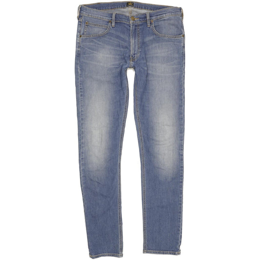 Lee Luke Women Blue Skinny Slim Stretch Jeans W34 L34