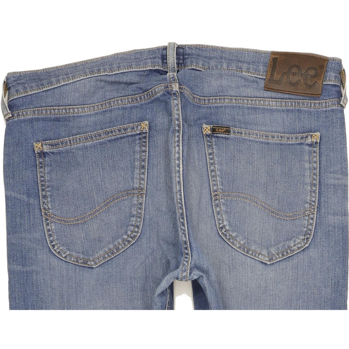 Lee Luke Women Blue Skinny Slim Stretch Jeans W34 L34