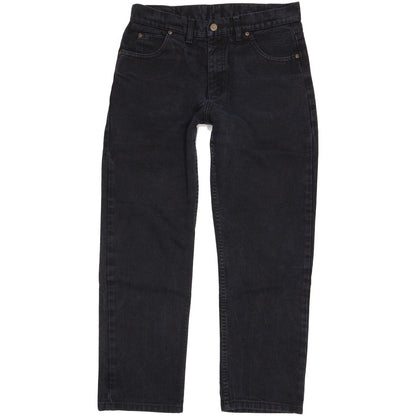 Lee Men Black Straight Regular Jeans W32 L28
