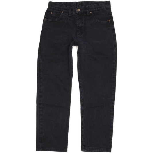Lee Men Black Straight Regular Jeans W32 L28
