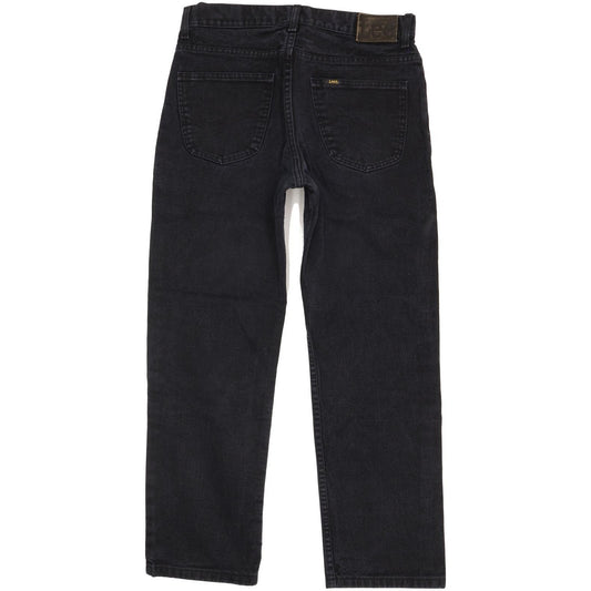 Lee Men Black Straight Regular Jeans W32 L28