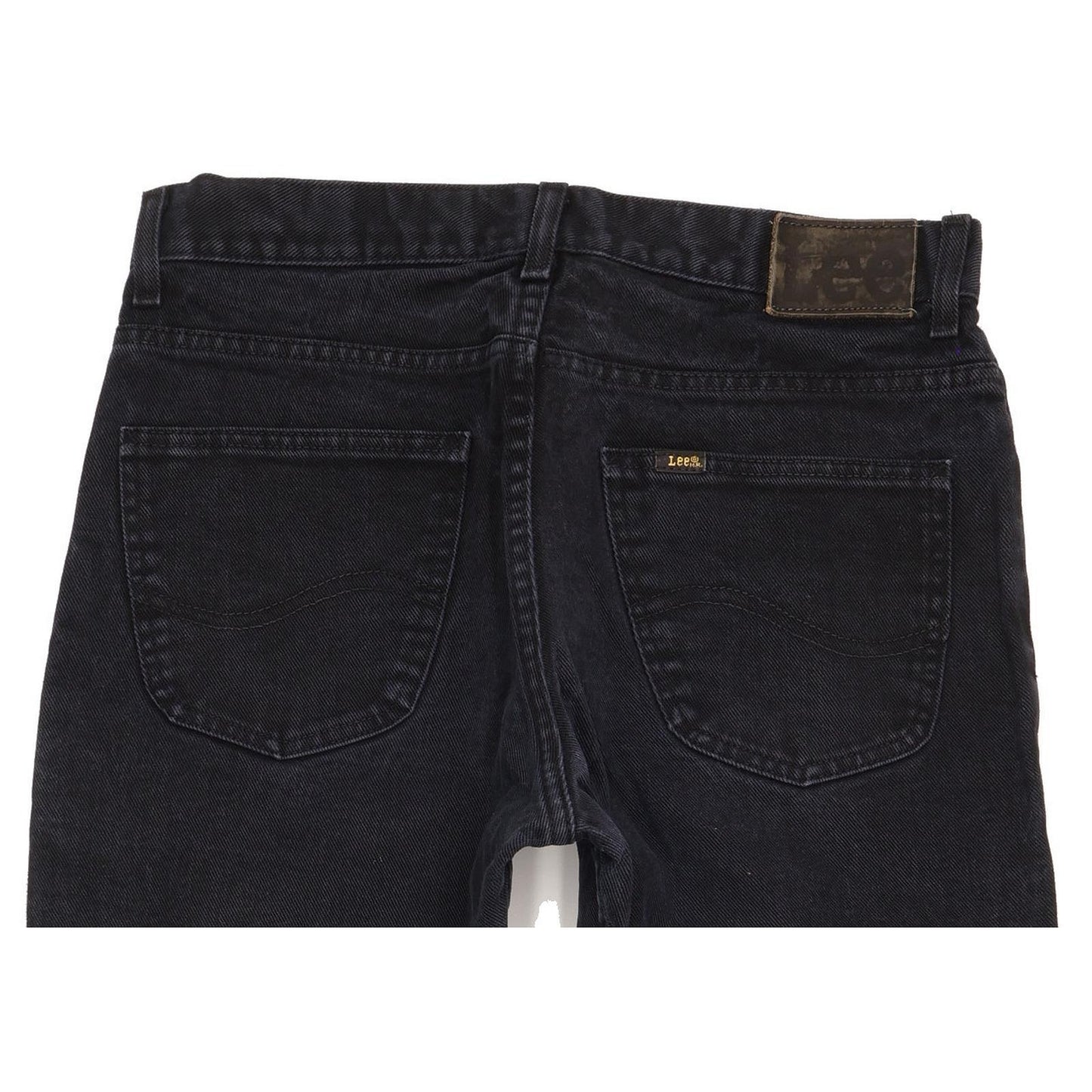 Lee Men Black Straight Regular Jeans W32 L28