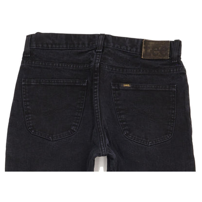 Lee Men Black Straight Regular Jeans W32 L28
