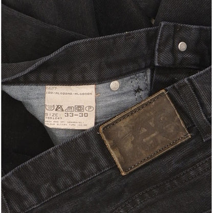 Lee Men Black Straight Regular Jeans W32 L28