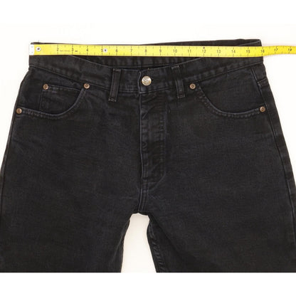 Lee Men Black Straight Regular Jeans W32 L28