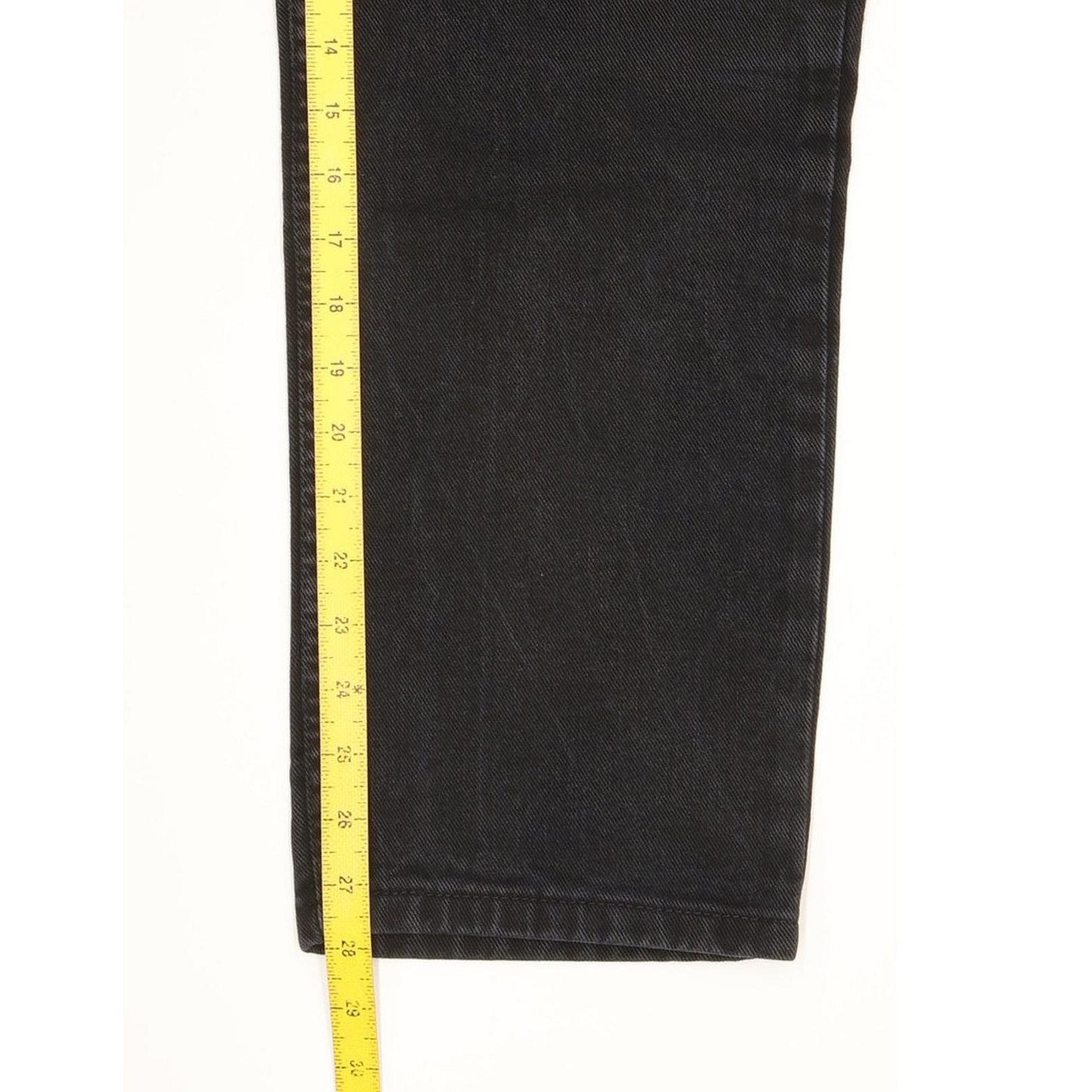 Lee Men Black Straight Regular Jeans W32 L28