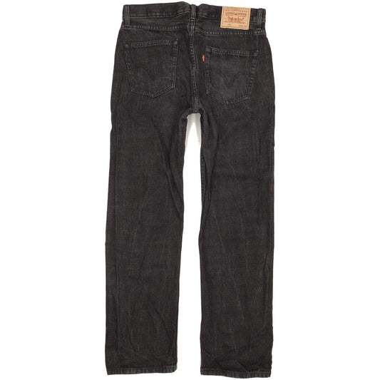 Levi's 751 Men Black Straight Regular Jeans W34 L31