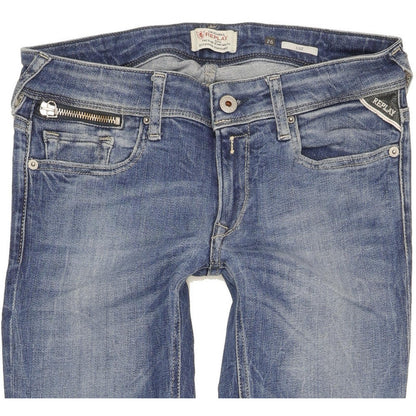 Replay Luz Women Blue Skinny Slim Stretch Jeans W26 L34