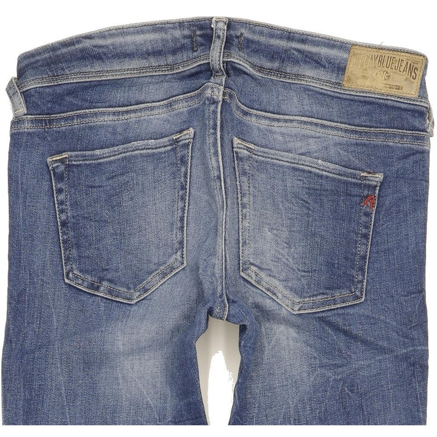 Replay Luz Women Blue Skinny Slim Stretch Jeans W26 L34