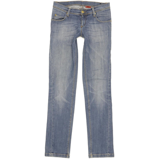 Levi's Red Tab Women Blue Straight Slim Stretch Jeans W26 L31