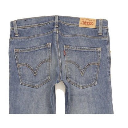 Levi's Red Tab Women Blue Straight Slim Stretch Jeans W26 L31