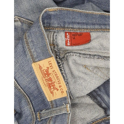 Levi's Red Tab Women Blue Straight Slim Stretch Jeans W26 L31