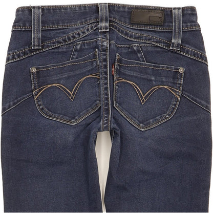 Levi's Women Blue Skinny Slim Stretch Jeans W24 L27