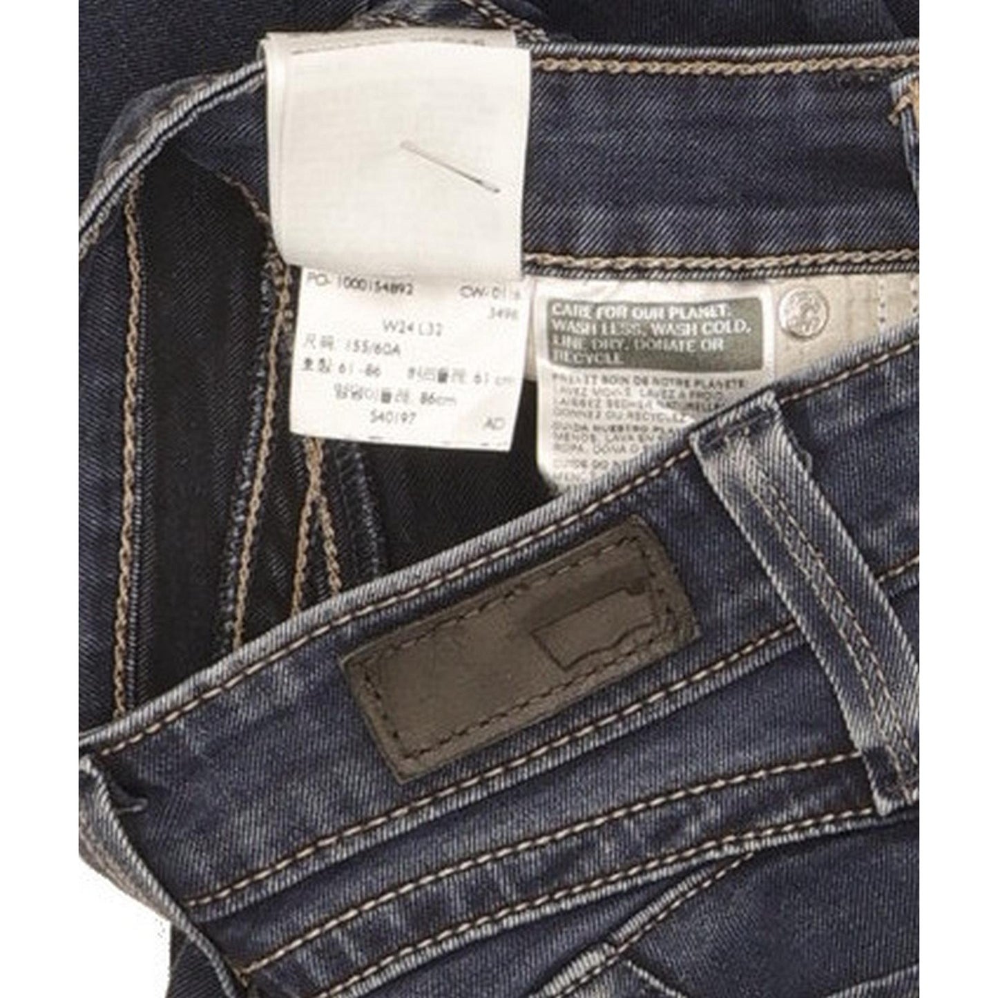 Levi's Women Blue Skinny Slim Stretch Jeans W24 L27