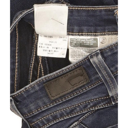 Levi's Women Blue Skinny Slim Stretch Jeans W24 L27