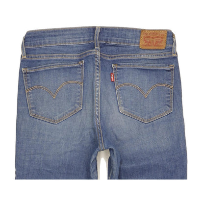 Levi's 712 Women Blue Straight Slim Stretch Jeans W28 L29