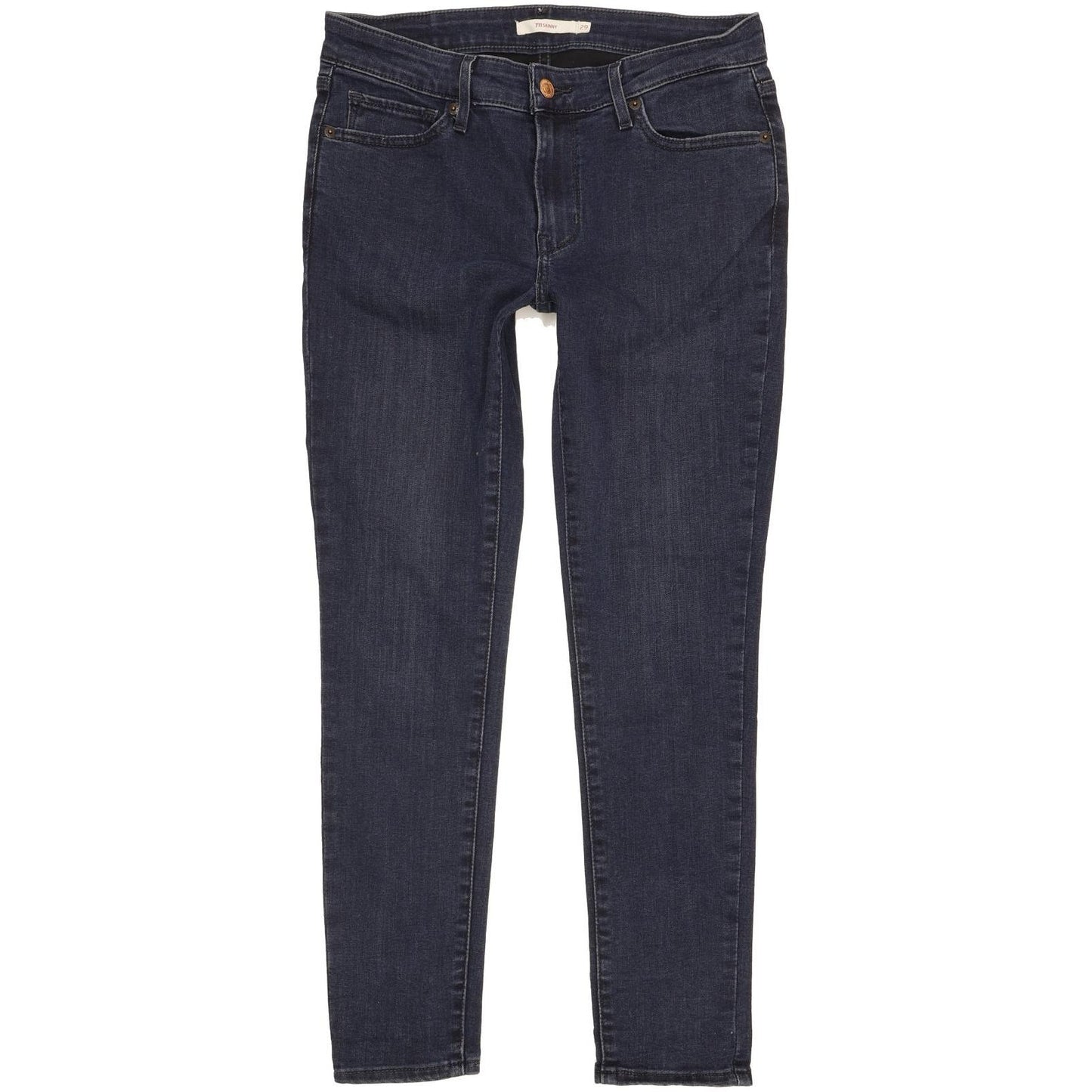 Levi's 711 Women Blue Skinny Slim Stretch Jeans W29 L27