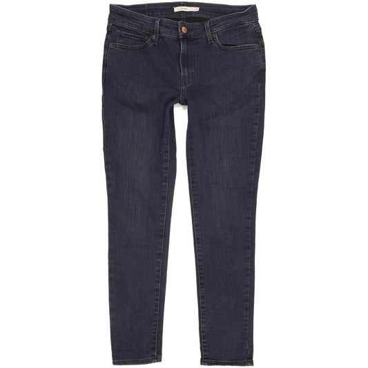 Levi's 711 Women Blue Skinny Slim Stretch Jeans W29 L27