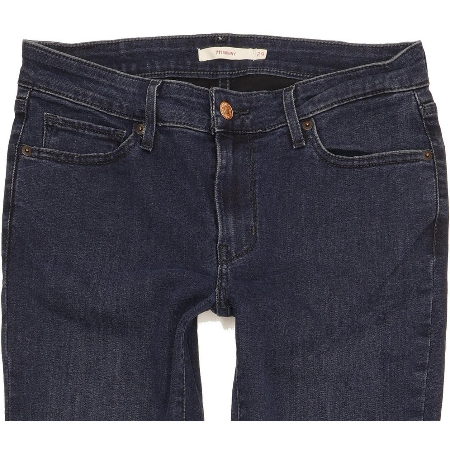 Levi's 711 Women Blue Skinny Slim Stretch Jeans W29 L27