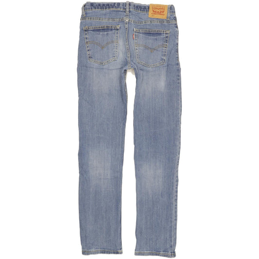 Levi's 502 Kids Blue Tapered Regular Stretch Jeans W28 L30